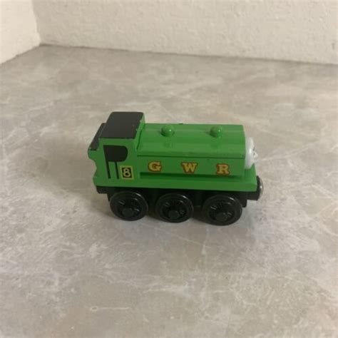 Thomas the Train Duck Tank Engine Wooden Railway 2003 Friends GWR Green ...