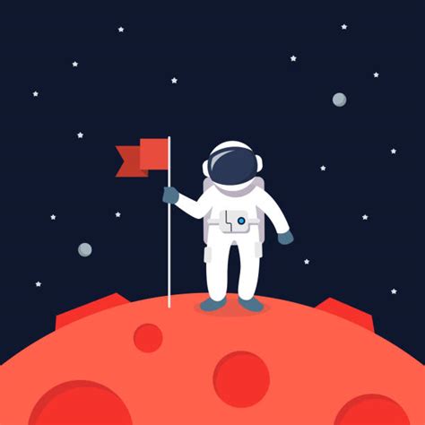 Astronaut Mars Flag Illustrations, Royalty-Free Vector Graphics & Clip ...