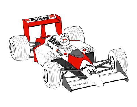 I don't know a lot about F1 but my friend suggested I post my drawing here : r/formula1