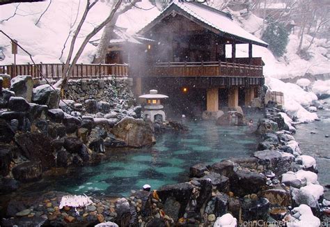 Art In Japan: Onsen in Winter