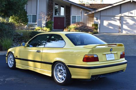 Dakar Yellow 1996 BMW E36 M3 Coupe - motorsportsmgmt.com