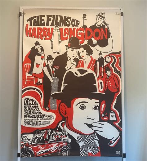 Vintage 1960s Poster the Films of Harry Langdon the Gallery | Etsy