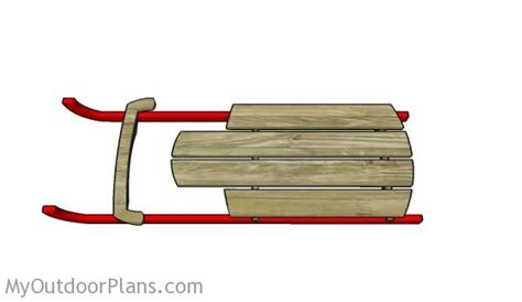 Wooden Sled Plans | MyOutdoorPlans