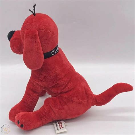 Clifford the Big Red Dog Scholastic 10" Tall Sitting Stuffed Plush Toy ...