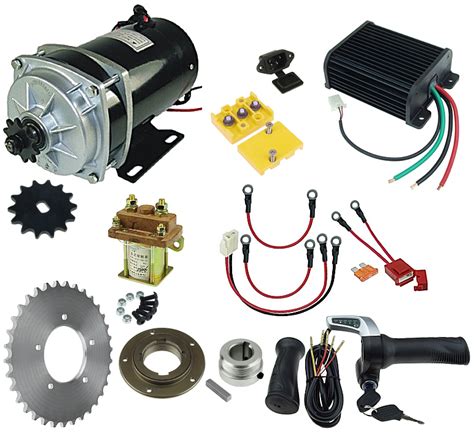 48 Volt 1000 Watt Rhoades Car Electric Motor Power Kit #KIT-481000G-27-NB