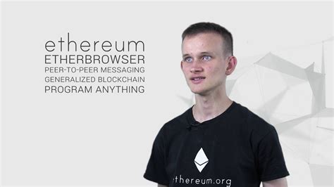 Vitalik Buterin explains Ethereum - YouTube