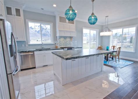 How To Design A Coastal Kitchen | Stock Cabinet Express | White kitchen design, Coastal kitchen ...