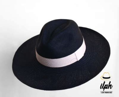 Wide Brim Navy Fedora - Panama Hats Producer and Worldwide Distributor