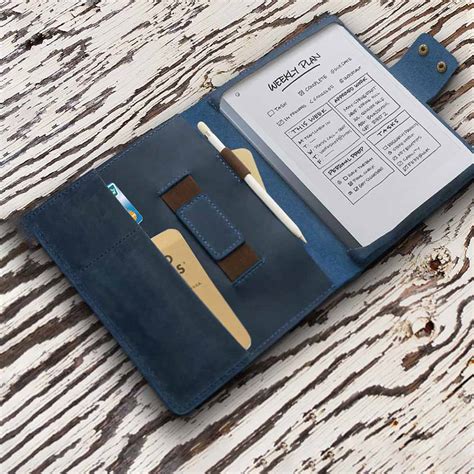 Personalized Leather reMarkable 2 cover, reMarkable 2 Case, reMarkable 2 Tablet case, with card ...