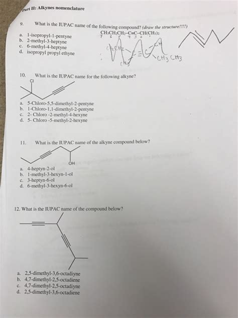 Draw The Structure Of 3-Heptyne. - Drawing.rjuuc.edu.np