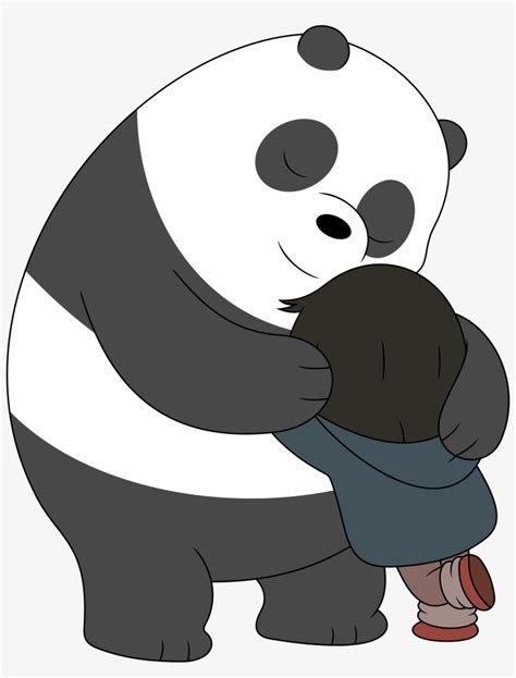 Giant Panda Bear Desktop Wallpaper Drawing Cuteness - We Bare Bears Panda Hug Transparent PNG ...