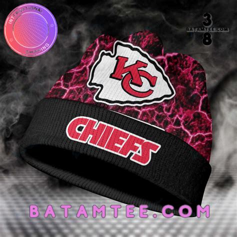 Kansas City Chiefs Red Black Wool Beanie - Batamtee Shop - Threads & Totes: Your Style Destination