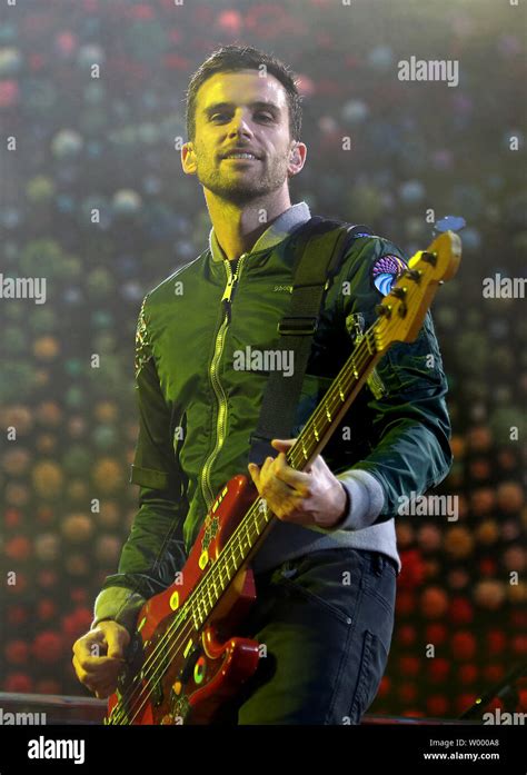 Guy Berryman of Coldplay performs in concert at the Stade de France ...