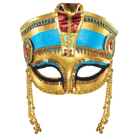 Egyptian Cleopatra Mask Headpiece Crown Pharaoh Ancient Queen Masquerade Party | eBay