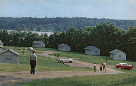 Cabins at Hueston Woods State Park, Lake Acton Oxford, OH Postcard