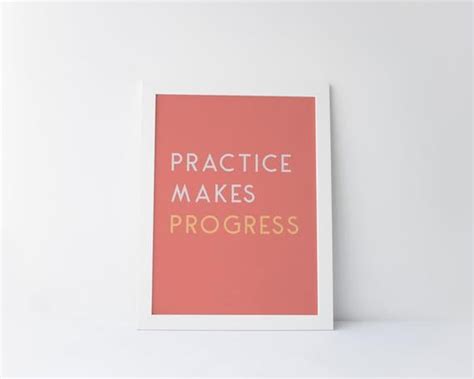 Practice Makes Progress | Inspirational Fitness-Inspired Framed Posters | POPSUGAR Fitness Photo 5