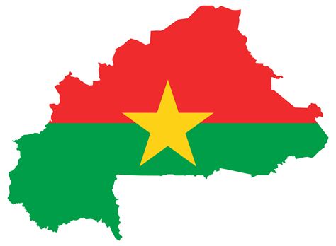 Download Burkina Faso Flag Map SVG | FreePNGImg