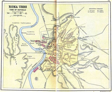 Ancient Roman Empire Map With Cities