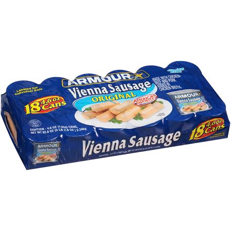 Armour Vienna Sausage (4.6 oz. can, 18 ct.) - BHD Shoppers and Shippers