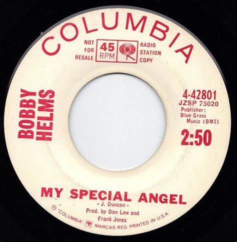 Bobby Helms - My Special Angel / Fraulein | Releases | Discogs