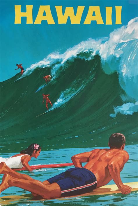 9 Vintage Hawaii Travel Posters (That Will Make You Want To Pack Your ...