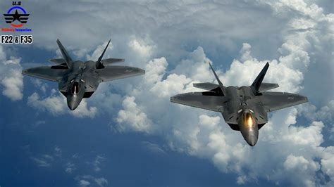 Who is Better F-22 Raptor vs F-35 Lightning II United States Air Force ...