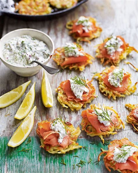 smoked salmon blinis nigella