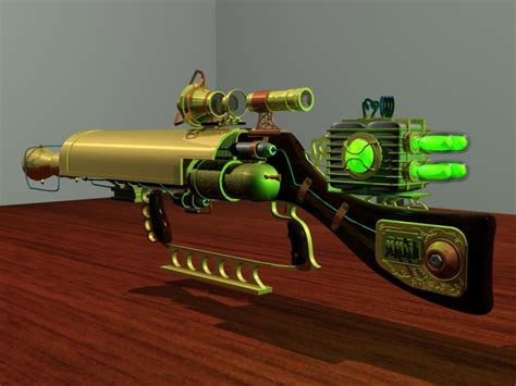 DES312: Steampunk Weapon Final Designs. – Michael Arbuthnot