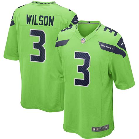 2020 Nike Russell Wilson Seattle Seahawks #3 Alternate Game Jersey ...