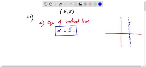 SOLVED:Write an equation of: (a) a vertical line passing through the ...