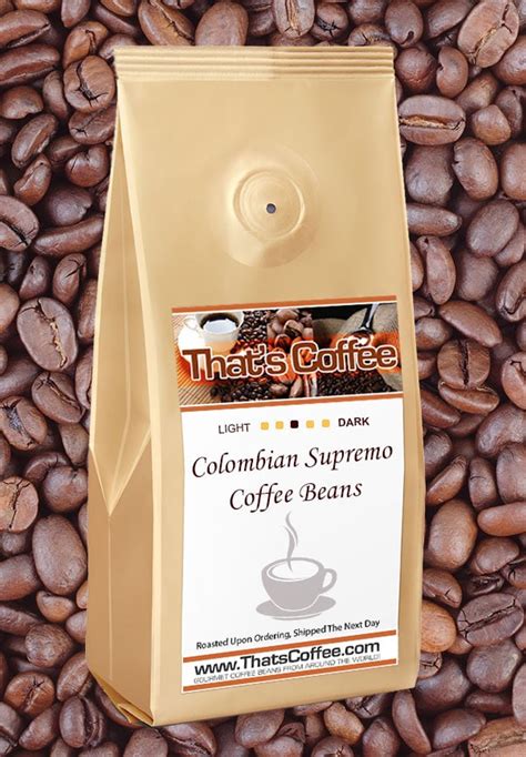 Fresh Colombia Coffee Beans Online | Supremo Gourmet Coffee Beans