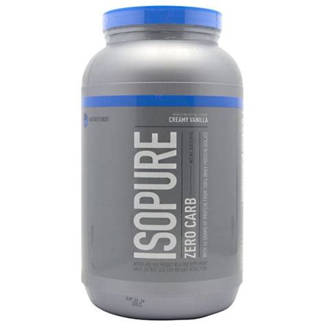 Zero Carb Isopure Creamy Vanilla 3 lb : Fresh Health Nutritions