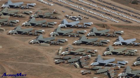 Military Aircraft Graveyard - Davis Monthan Air Force Base - Tucson, AZ ...