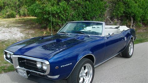 1968 Pontiac Firebird Convertible 400 CI, Automatic | Lot W395 | Indy ...