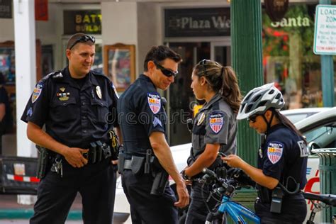 Santa Fe Police editorial image. Image of helmet, bicycle - 44446575