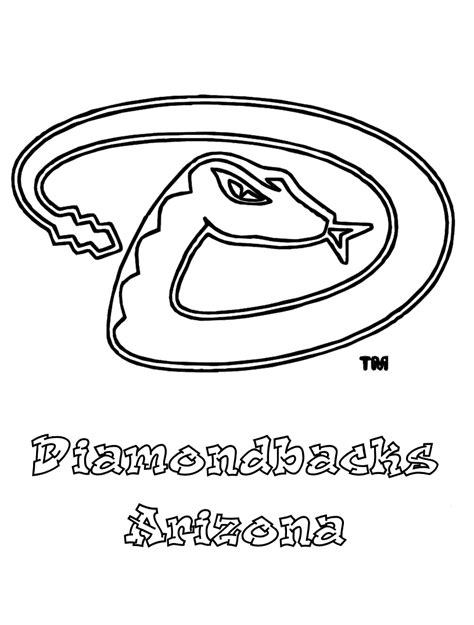 Get Arizona Diamondbacks Coloring Pages Pdf Here - Coloringfolder.com ...