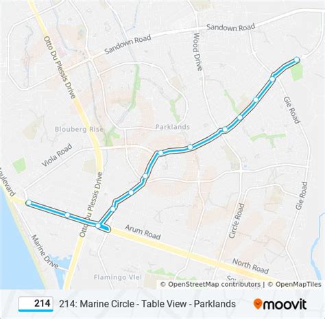 214 Route: Schedules, Stops & Maps - Marine Circle‎→Parklands Main ...