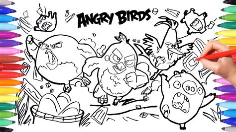 Angry Birds Movie Coloring Pages - Wallpapers HD References