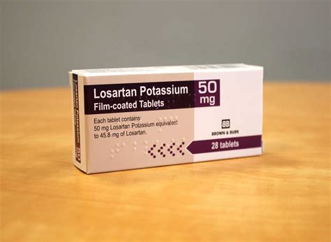 Losartan tablet | Brown & Burk | UK