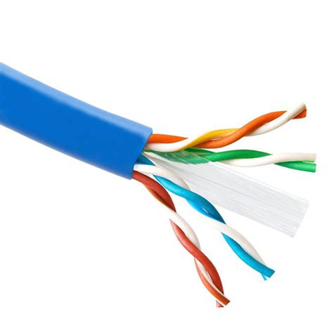 BLUE 1000FT CAT6 UTP CABLE CAT5E LAN SOLID NETWORK WIRE/ETHERNET BULK RJ45