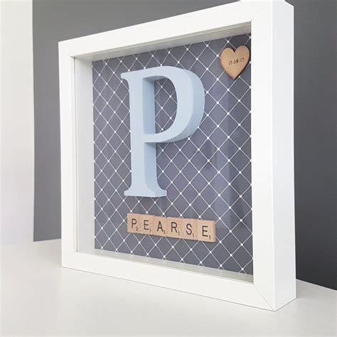 Win A Personalised Scrabble Art Frame from Say It With Scrabble - Three Sons Later