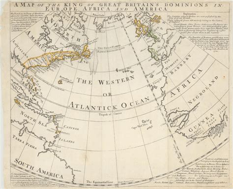 Unusual 18th-century map of the British Empire - Rare & Antique Maps