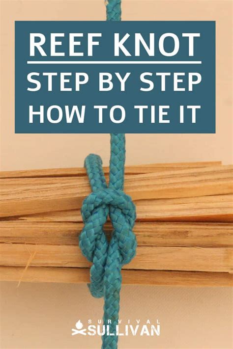 Reef Knot - Step by Step How to Tie It