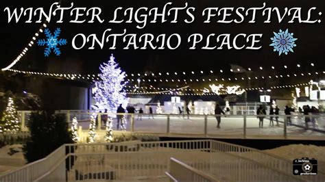 Winter Lights Festival: Ontario Place - YouTube