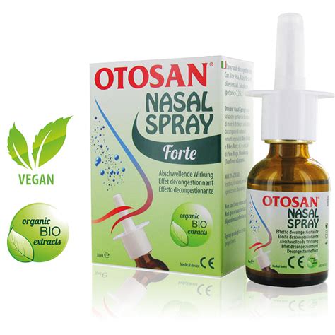 Nasal spray by Otosan® purely natural without habituation effect basing ...