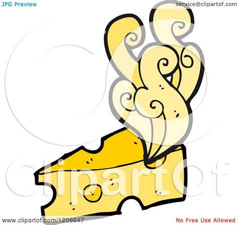 Cartoon of Smelly Swiss Cheese - Royalty Free Vector Illustration by ...