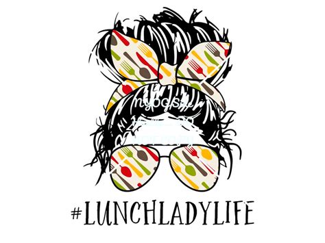 Lunch Lady Life KH Sublimation Transfer | Etsy