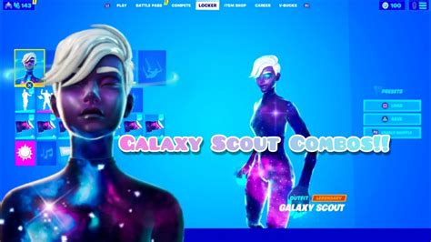 Skin Combos For New Galaxy Scout In Fortnite!! - YouTube