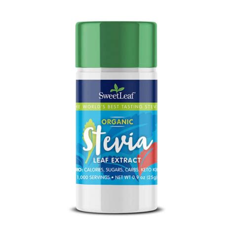 SweetLeaf Organic Stevia Leaf Extract 25g