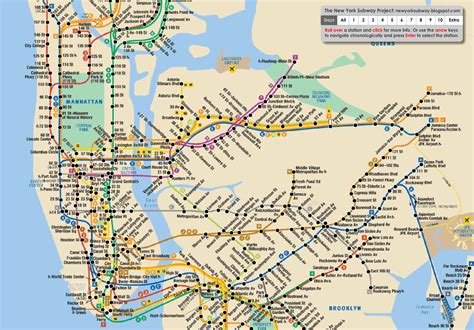 Stop What You’re Doing And Check This Interactive NYC Subway Map Out ...